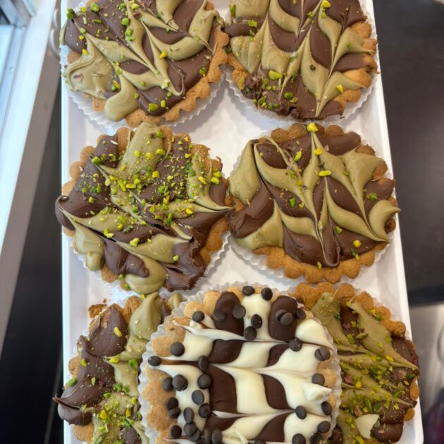 Crostata Cioccolato Bianco e Fondente (120gr)