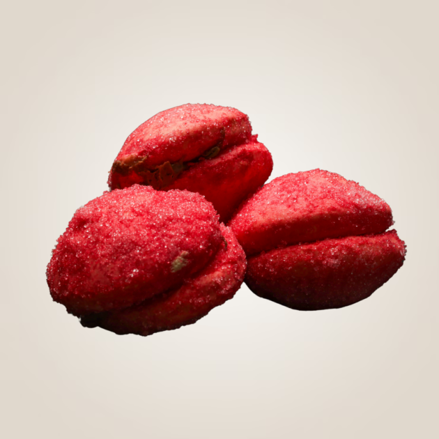 Peschine Alchermes e Crema di Nocciole (100g)