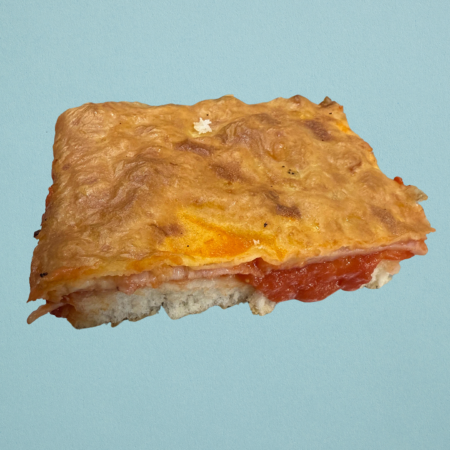 Parigina con Mozzarella di Bufala, Pomodoro e Prosciutto Cotto (200g)