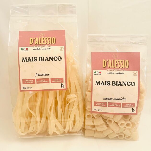 Fettuccine di Mais Bianco (250g)
