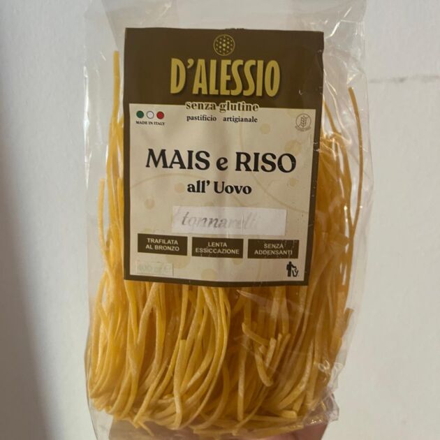 Tonnarelli di Mais e Riso all'Uovo (250g)