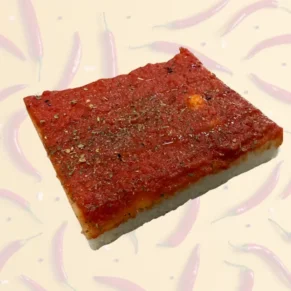 pizza con pomodoro e origano senza glutine