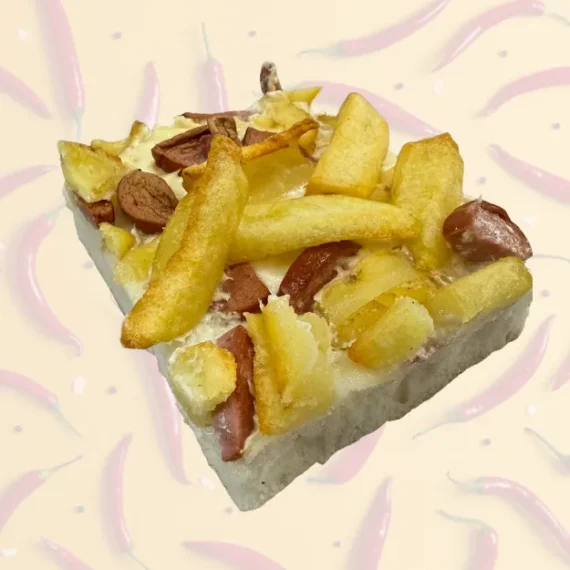 pizza panna patate wurstel senza glutine