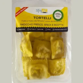 tortelli radicchio speck e ricotta