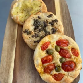 tris focacce senza glutine