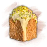 cubo pistacchio glassa senza glutine