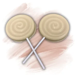 lollipop cioccolato bianco vegan senza glutine