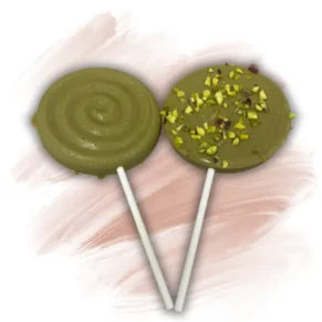 lollipop cioccolato pistacchio vegan senza glutine