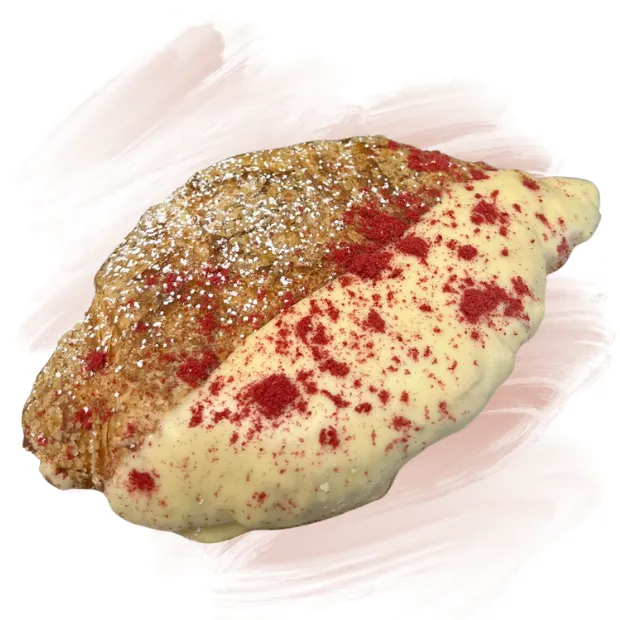 flat croissant cioccolato bianco senza glutine