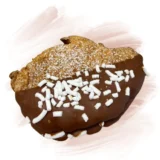 flat croissant cioccolato al latte senza glutine