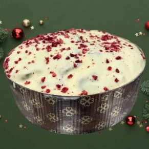 panettone rosa senza glutine pasticceria vanilla