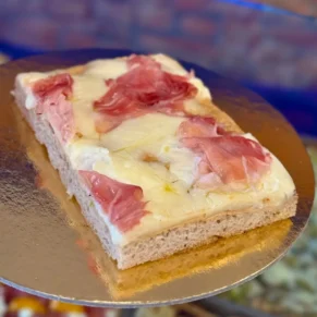 focaccia cotto stracchino senza glutine