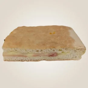 focaccia farcita cotto mozzarella senza glutine