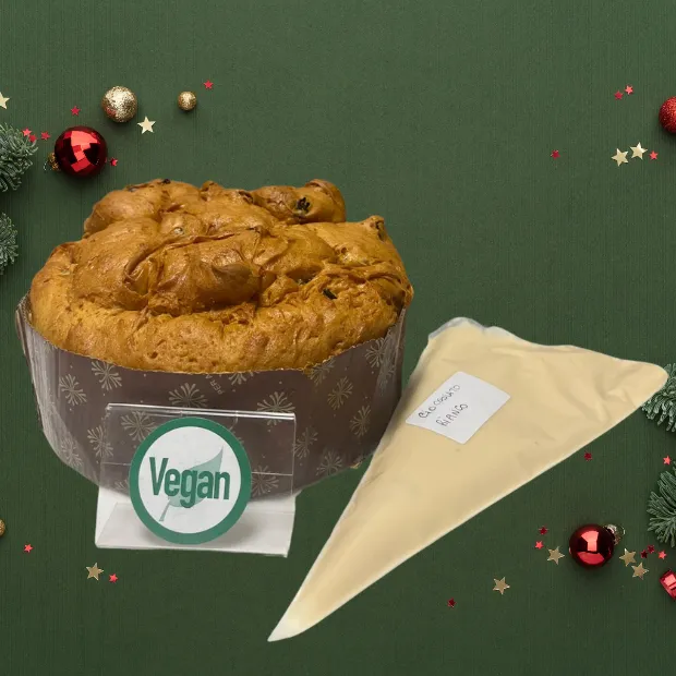panettone cioccolato bianco vegano senza glutine