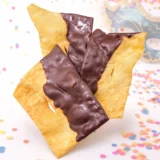 chiacchiere cioccolato senza glutine