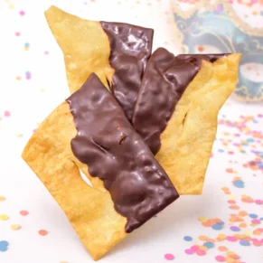 chiacchiere cioccolato senza glutine