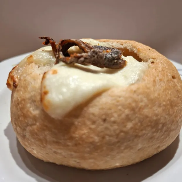 crostino alici e mozzarella senza glutine