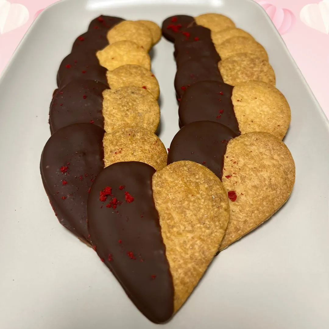 Cuori Frolla con Cioccolato (100g)