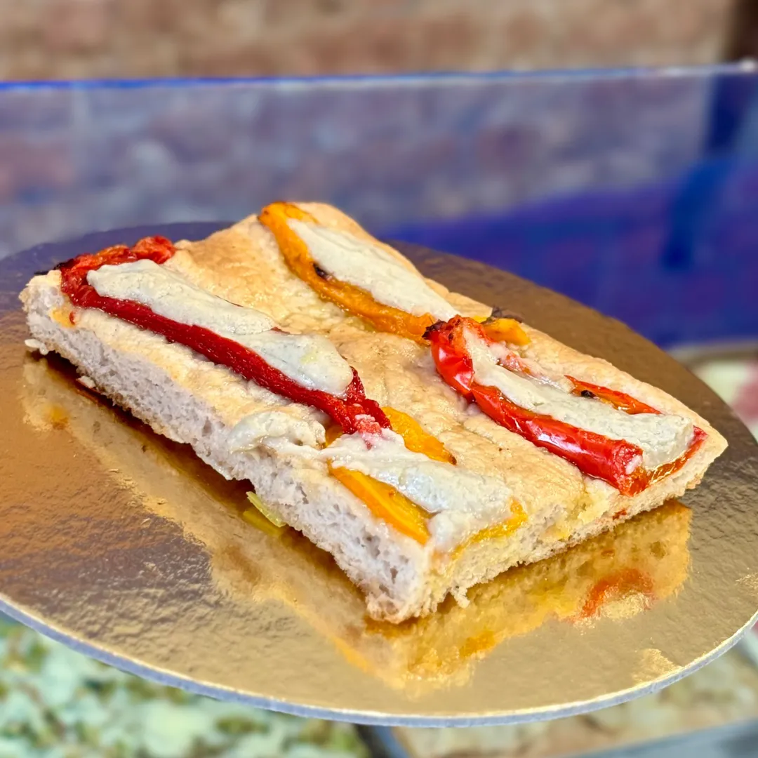 focaccia peperoni bagna cauda senza glutine