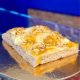 focaccia quattro formaggi arancia senza glutine