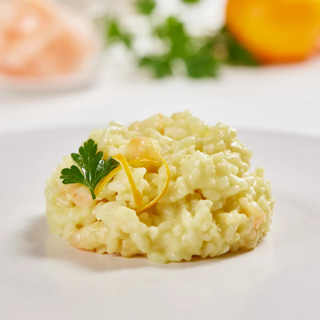risotto mazzancolle senza glutine