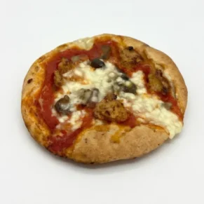 pizzetta vegana salsiccia senza glutine