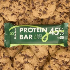 barretta proteica cookies senza glutine
