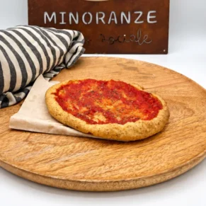 pizzetta rossa vegana senza glutine